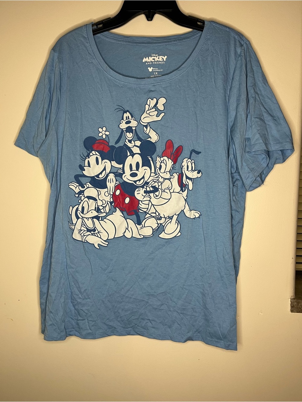 Mickey & Friends Blue Graphic Tee